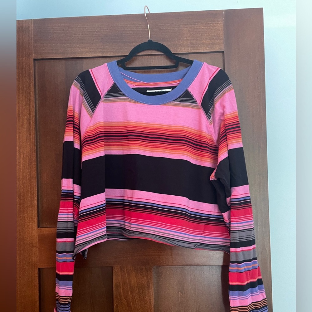 We The Free Long Sleeve Striped Colored Top - Size Small - Never Worn